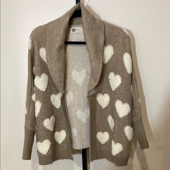 Look By M New York Open Front Cardigan with Shawl Collar - Picture 1 of 5